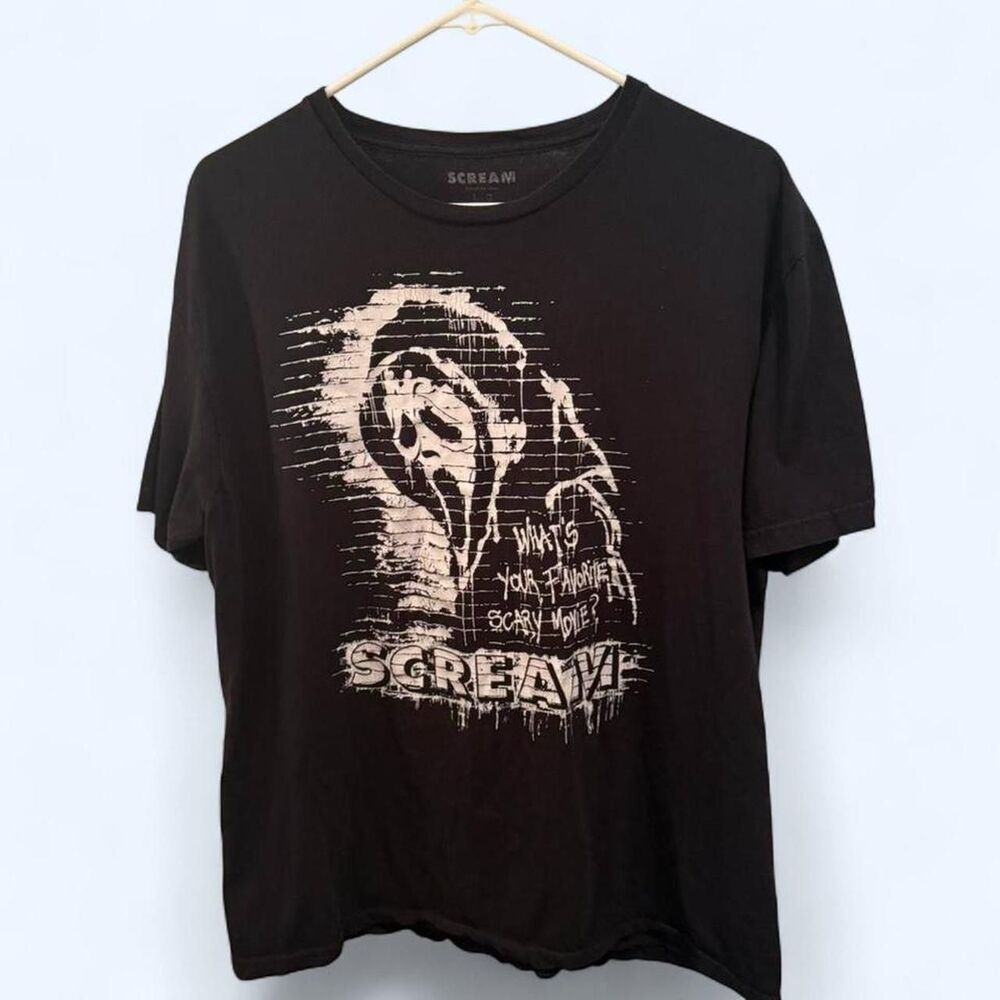 Official Scream Ghostface Slasher Horror Movie Graphic Tee L